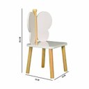 Ver imagem 2 de Cadeira Infantil Hora de Brincar Branco/Marrom