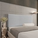 Ver imagem 2 de Cabeceira Painel Clean Para Cama Box Queen 160 cm Linho Cinza A05 - D’Rossi