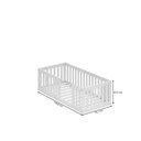 Ver imagem 3 de Mini Cama Montessoriana com Grade Giulia Casatema MadeiraOriginals