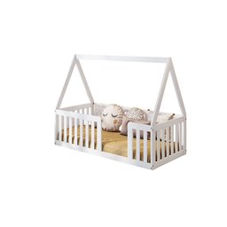 Mini Cama Montessoriana Com Grade e Telhado Giulia Casatema - 2