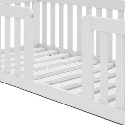 Mini Cama Montessoriana Com Grade e Telhado Giulia Casatema - 4