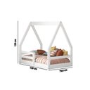 Ver imagem 3 de Mini Cama Montessoriano Cabaninha com Grade em Madeira Maciça Casatema MadeiraOriginals