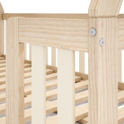 Mini Cama Montessoriana Com Grade e Telhado Giulia Casatema - 6