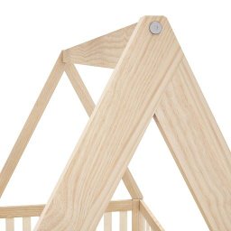Mini Cama Montessoriana Com Grade e Telhado Giulia Casatema - 7