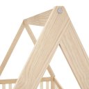 Ver imagem 7 de Mini Cama Montessoriana com Grade e Telhado Giulia Casatema MadeiraOriginals Marrom/Bege