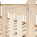 Ver imagem 6 de Mini Cama Montessoriana com Grade e Telhado Giulia Casatema MadeiraOriginals Marrom/Bege