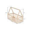 Mini Cama Montessoriana com Grade e Telhado Giulia Casatema MadeiraOriginals - 3