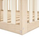 Ver imagem 5 de Mini Cama Montessoriana com Grade e Telhado Giulia Casatema MadeiraOriginals Marrom/Bege