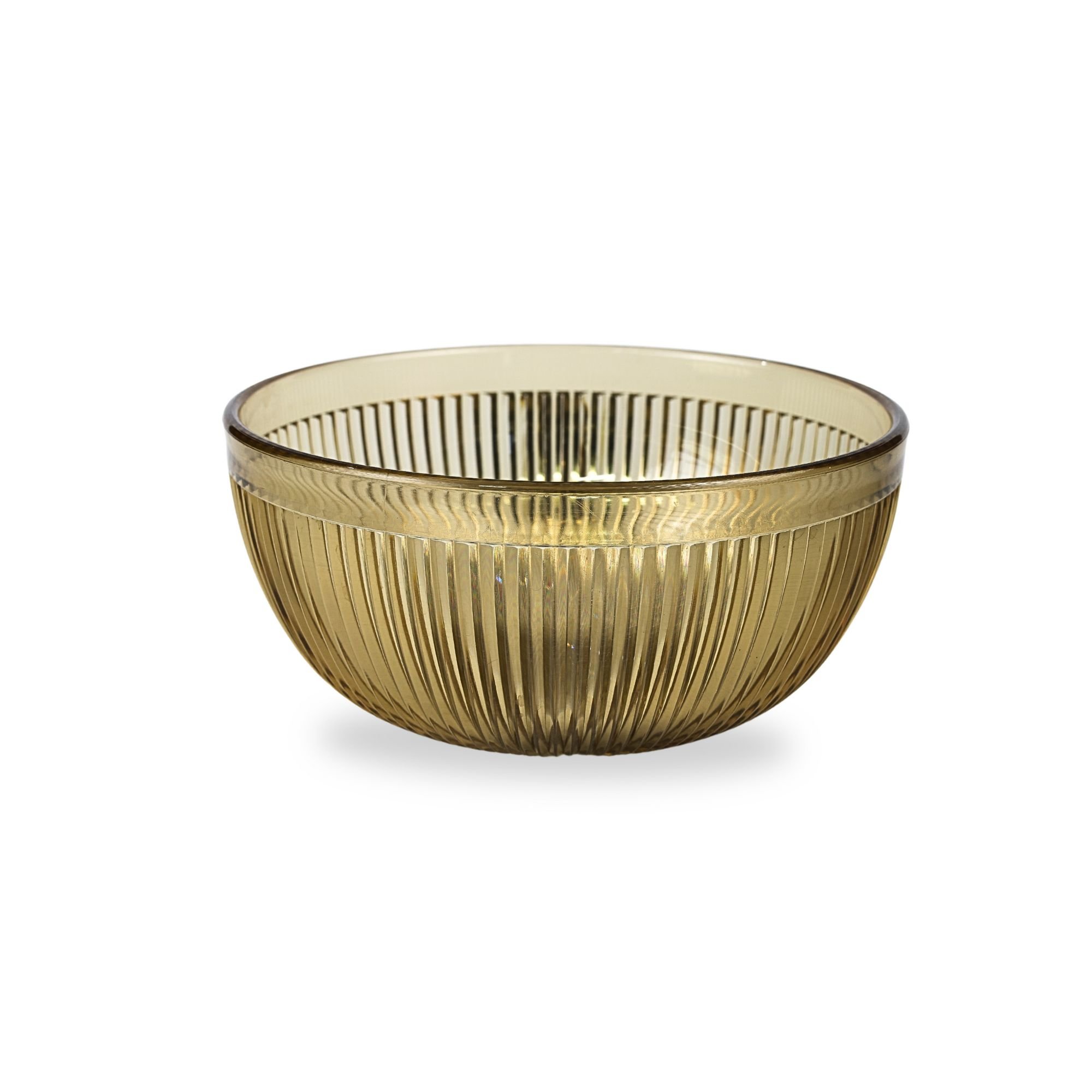 Tigela Bowl Frisado 4l Crystal Âmbar