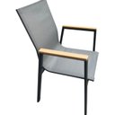 Ver imagem 4 de Cadeira em Aluminio e Assento em Tela para Área Externa Angra