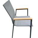 Ver imagem 3 de Cadeira em Aluminio e Assento em Tela para Área Externa Angra