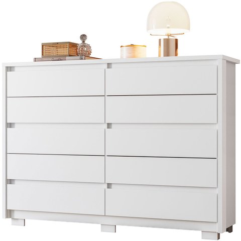 Cômoda Duello 10 Gavetas Branco