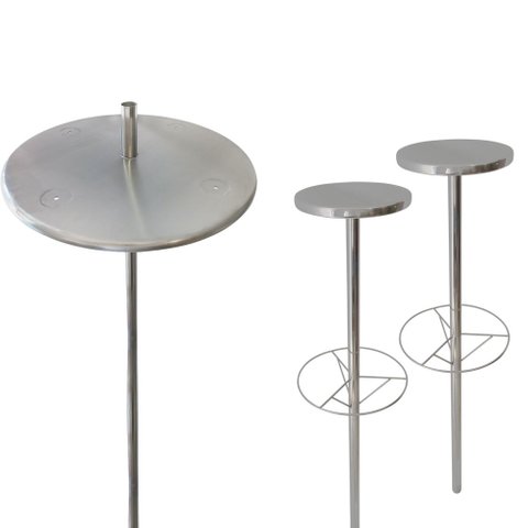 Kit Mesa Bar Molhado com Regulagem + 2 Bancos