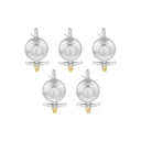 Ver imagem 2 de Kit 5 Registro Regulador de Gás de Cozinha Válvula Cooktop Fogão Forno