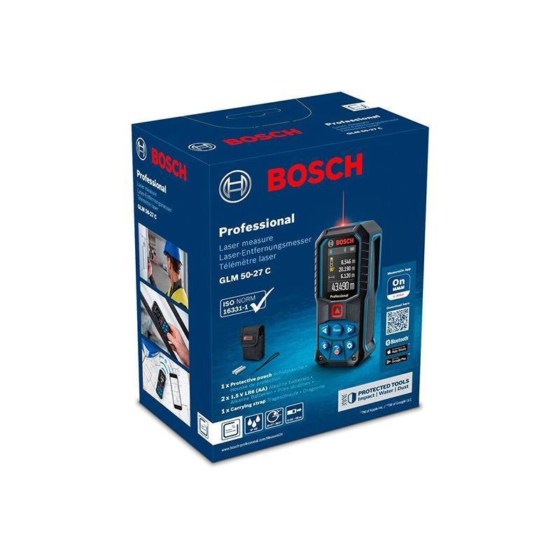 Medidor Distancia Vermelho 50 Metros Bosch Glm 50-27c - 5