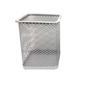 Ver imagem 2 de Kit 5 Porta Canetas Organizador de Mesa Quadrado Telado Aramado Grampos Clips Escritório Home Office