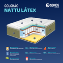 Ver imagem 5 de Colchão Sonos Nattu Látex King Mola Ensacada 193x203x34cm