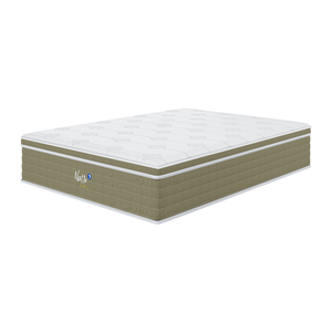 Colchão Sonos Nattu Látex King Mola Ensacada 193x203x34cm