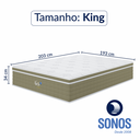 Ver imagem 4 de Colchão Sonos Nattu Látex King Mola Ensacada 193x203x34cm