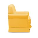 Ver imagem 6 de Poltrona de Amamentação Base Balanço e Puff Lígia Sintético Amarelo E03 - D’Rossi