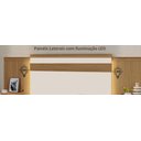 Ver imagem 4 de Cabeceira para Cama de Casal Extensível Casal / Queen / King com 2 mesa de Cabeceira 100% MDF Granada