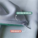 Ver imagem 5 de Kit Cortina + 3 Capas Almofadas Infantil Panda Rosa