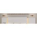 Ver imagem 5 de Cabeceira para Cama de Casal Extensível Casal / Queen / King com 2 Mesa de Cabeceira 100% MDF Granada Branco