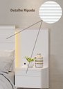 Ver imagem 6 de Cabeceira para Cama de Casal Extensível Casal / Queen / King com 2 Mesa de Cabeceira 100% MDF Granad