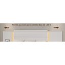 Ver imagem 5 de Cabeceira para Cama de Casal Extensível Casal / Queen / King com 2 mesa de Cabeceira 100% MDF Granada