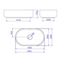 Ver imagem 5 de Cuba de Apoio Deca 50x30 L.14050.17 Oval Branca