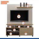 Ver imagem 7 de Estante Home Para TV até 60 Polegadas 1 Porta Star