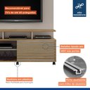 Ver imagem 6 de Estante Home Para TV até 60 Polegadas 1 Porta Star