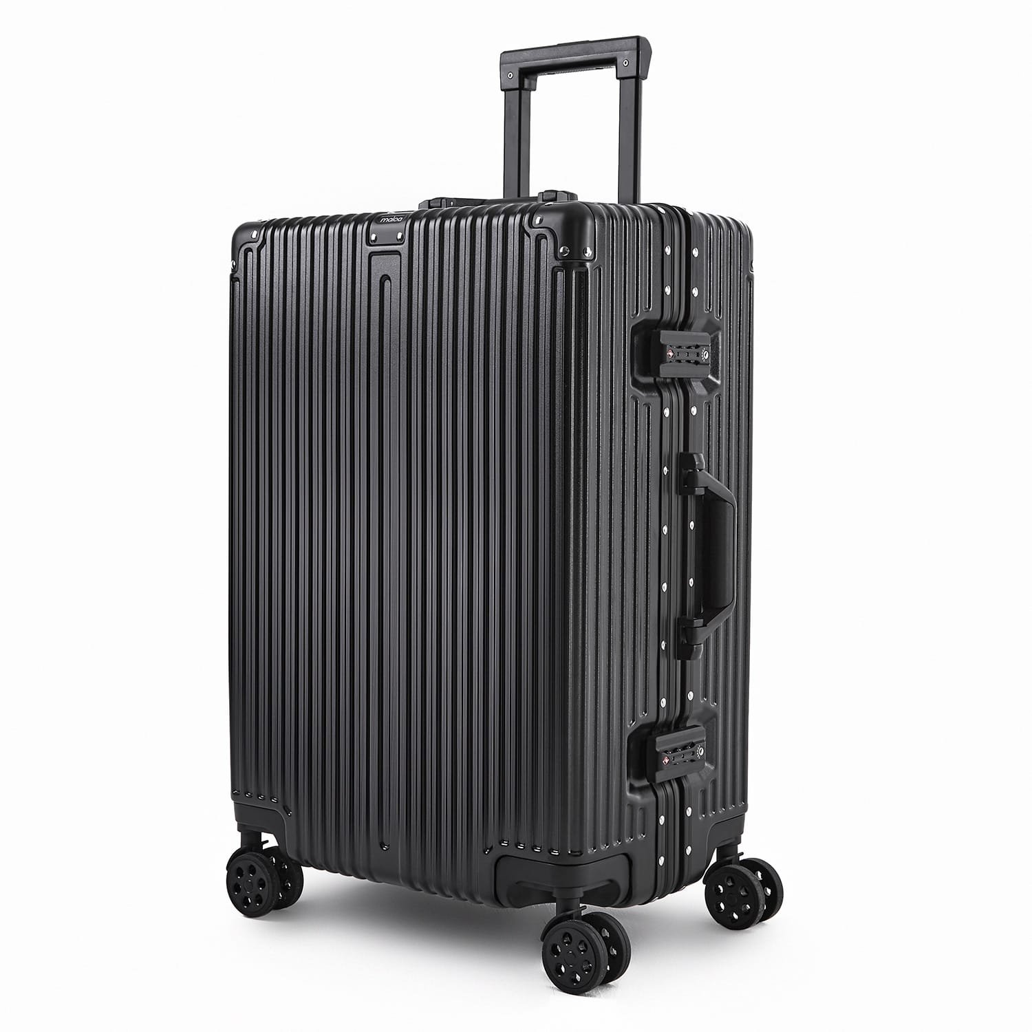 Mala de Viagem Média 23kg Policarbonato Abs Noruega Maloa:preto - 1