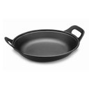 Ver imagem 2 de Panela Mineira Risoto Preta Alça Ferro Tampa Vidro 36cm 5l