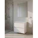 Ver imagem 1 de Gabinete para Banheiro com Espelheira 60cm MDF Branco Dubai - On Móveis