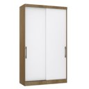 Ver imagem 1 de Guarda Roupa Dormitório Modulado Paris Módulo 2 Portas de Correr - Luciane 329:Avelã e Branco