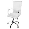 Cadeira de Escritório Esteirinha Base Cromada com Rodinha Fortt Turin Branco - Cef04-b - 3