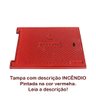 Tampa de Incêndio Registro Hidrante 40x60 Ferro Vermelha - 2