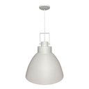 Ver imagem 1 de Lustre Pendente Utron King Estilo Industrial Alumínio 40cm - Branco/cobre Monocromático