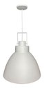 Ver imagem 1 de Lustre Pendente Utron King Estilo Industrial Alumínio 40cm - Branco/cobre Monocromático