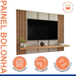 Painel para Tv até 47 Polegadas 1 Prateleira Bolonha - 2