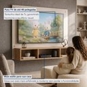 Ver imagem 6 de Painel para TV até 46 Polegadas MDF 120CMX89CM Atena Bege