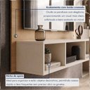Ver imagem 4 de Painel para TV até 46 Polegadas MDF 120CMX89CM Atena Marrom
