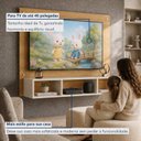 Ver imagem 6 de Painel para TV até 46 Polegadas MDF 120CMX89CM Atena Marrom