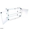 Expositor Modulado em Vidro com Portas e Porta Cadeado - 0,60 x 0,40 x 0,20 - 1