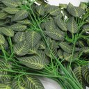 Ver imagem 3 de 12 Ramos Decoração Arranjo Ficus Artificial Planta Plástico 14 Galhos Cada 61cm