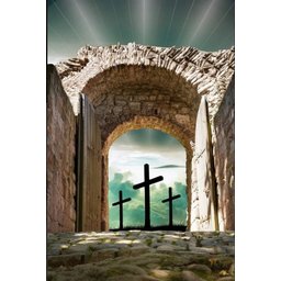 Quadro Esconde Cobrir Caixa De Luz Energia Decoração 44x35  CRUZ - 1