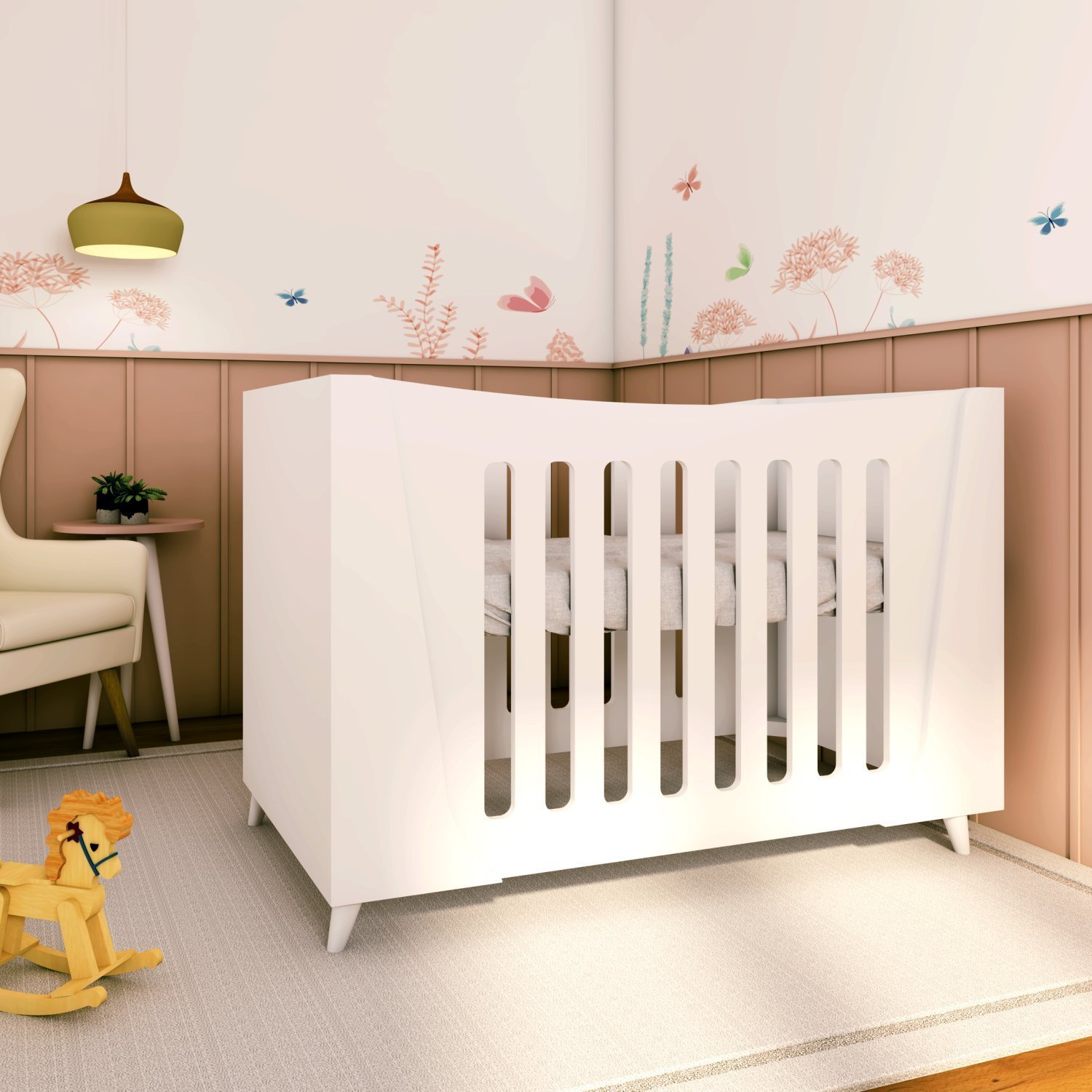 Berço Mini Cama Fiori Timber - 1