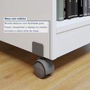 Ver mais imagens de Escrivaninha Mesa Escritório com Rodízios 120cm Giga Branco