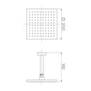 Ver imagem 4 de Chuveiro Docol Heaven 909269 de Teto Cobre Escovado